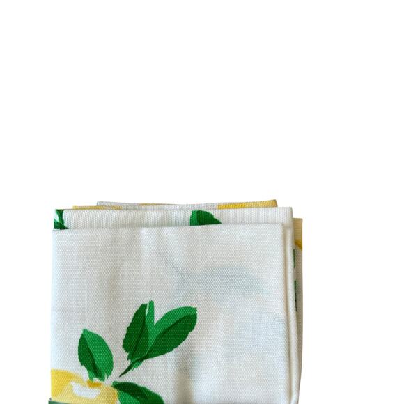KATE SPADE New York Set of 4 Make Lemonade NAPKINS Yellow Lemons 100% Cotton - Picture 12 of 12